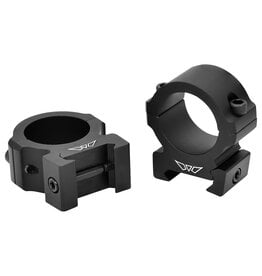 Warne Warne V601M Horizontal Rings Vapor Matte Black 1" Medium 0 MOA