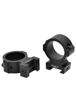 Warne Warne V615M Horizontal Rings Vapor Matte Black 30mm High 0 MOA