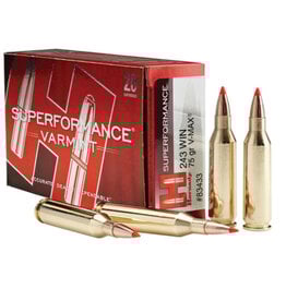 Hornady Hornady Superformance Varmint 243WIN 75 Grain V-Max 20 Rounds #83433
