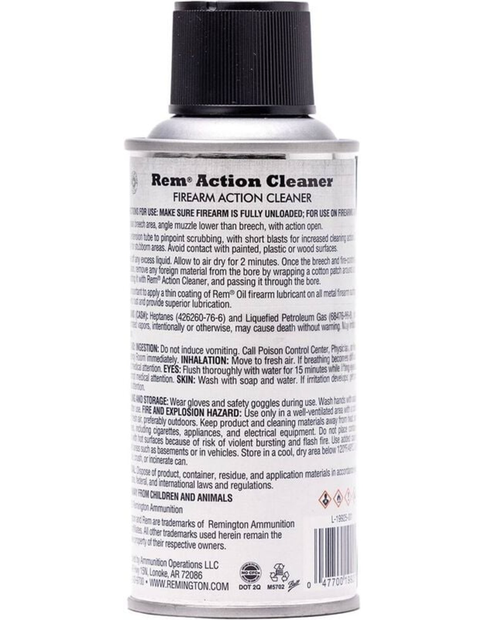 Remington Remington Rem Action Cleaner 10oz Aerosol 18395