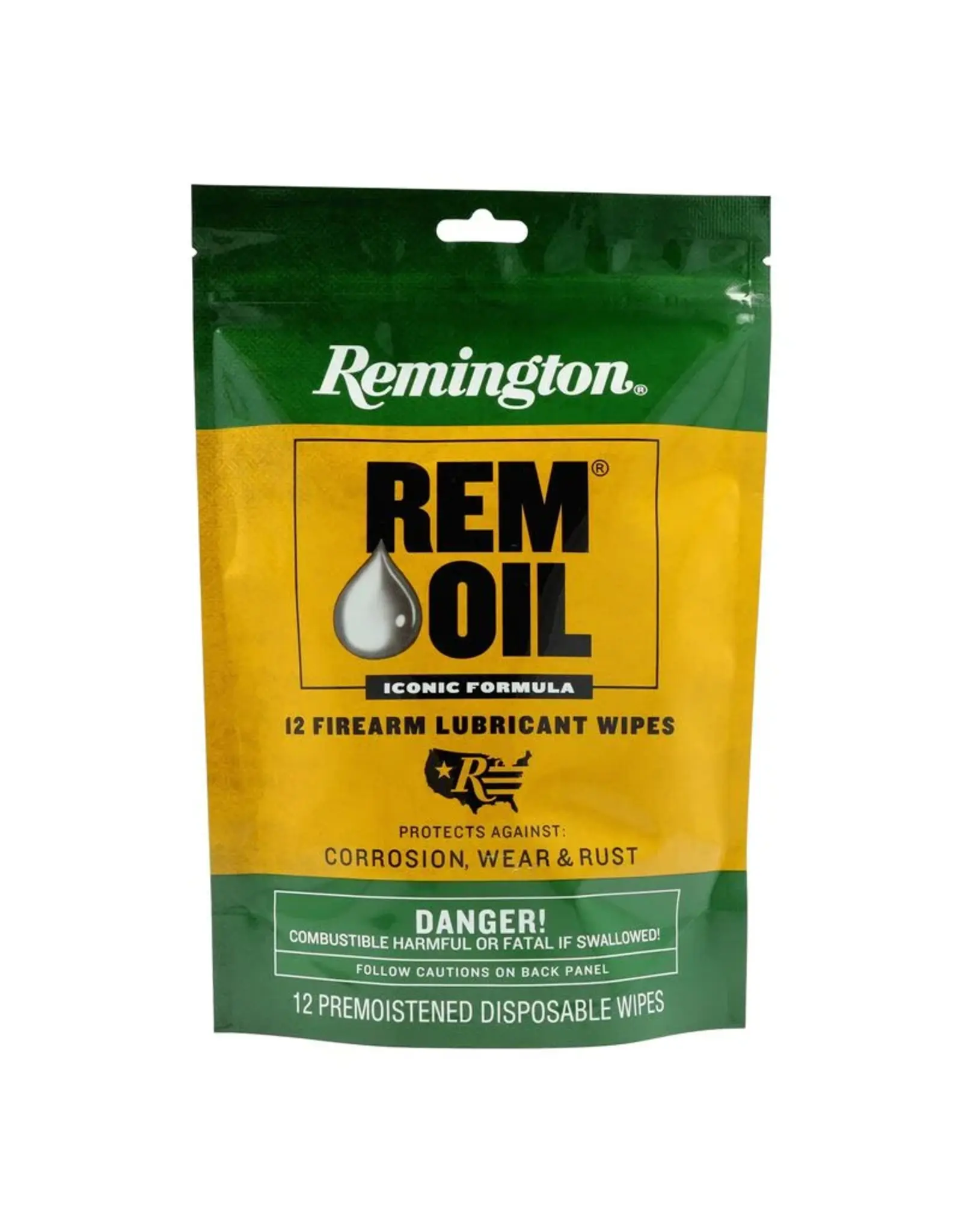Remington Remington Rem Oil Wipes 6"x8" 12 Count 18411
