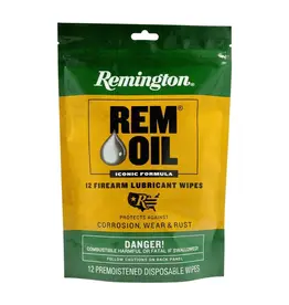 Remington Remington Rem Oil Wipes 6"x8" 12 Count 18411