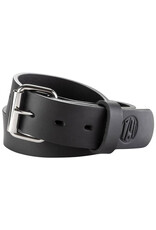 1791 Gunleather 1791 Gunleather Gun Belt Stealth Black Leather 34/38 1.50" Wide Buckle Closure