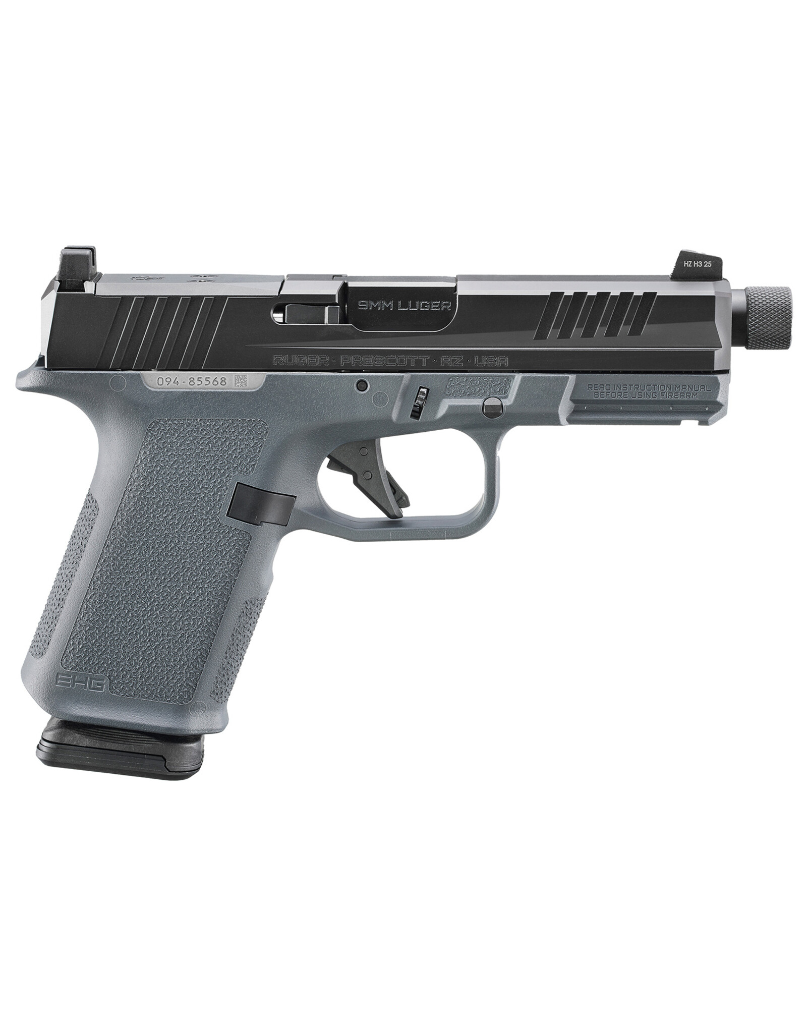 Ruger Ruger RXM 9mm 4" Threaded Barrel Stealth Gray 15+1