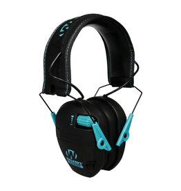 Walker's Walker's Razor Slim Electronic Muffs With Teal Accents GWP-RSEM-TL