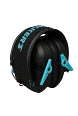 Walker's Walker's Razor Slim Electronic Muffs With Teal Accents GWP-RSEM-TL