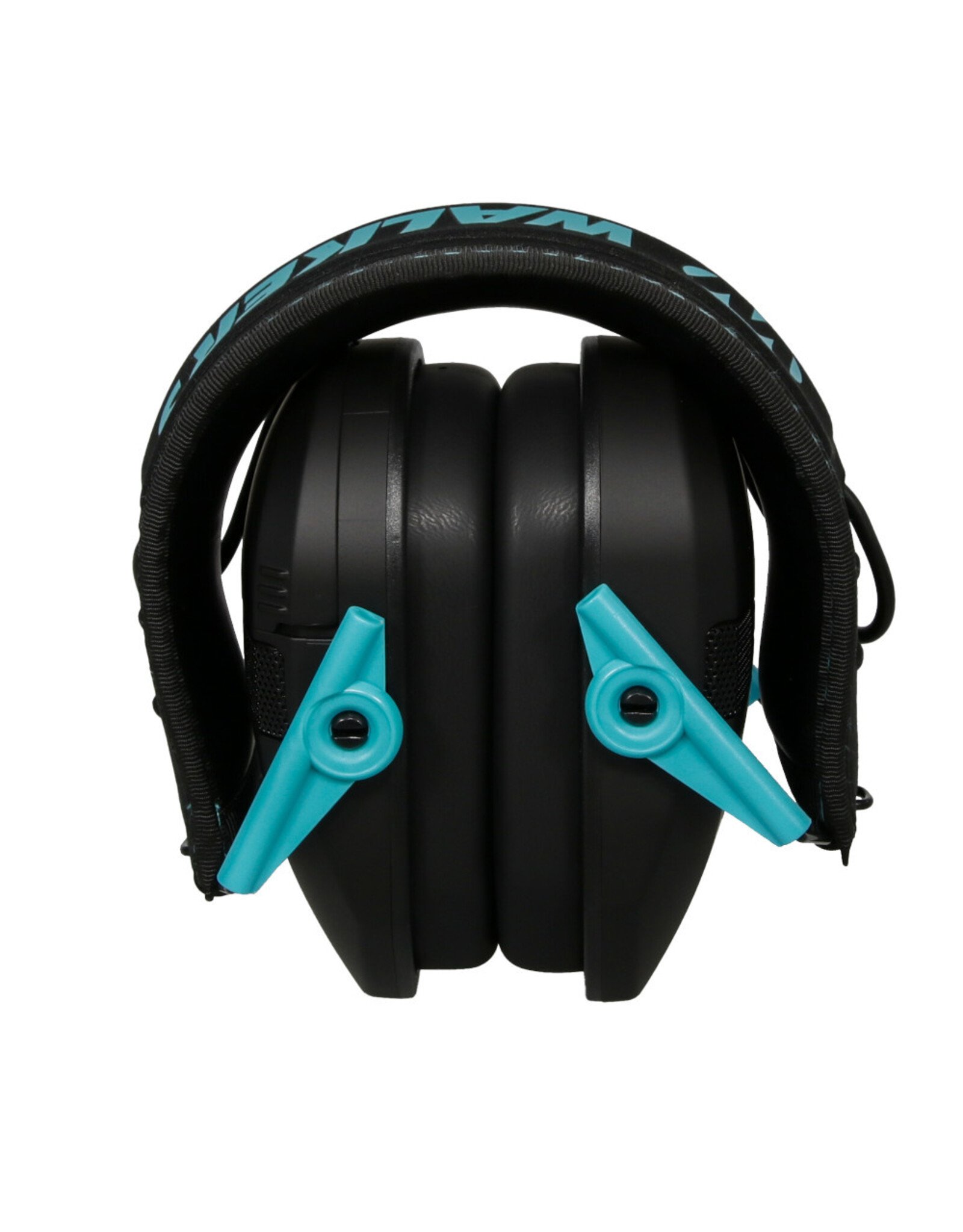 Walker's Walker's Razor Slim Electronic Muffs With Teal Accents GWP-RSEM-TL