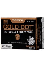Speer Gold Dot Speer Gold Dot 9mm 124 Grain Hollow Point 20 Rounds 23618GD
