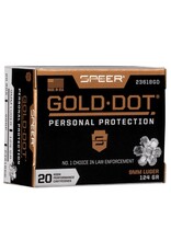 Speer Gold Dot Speer Gold Dot 9mm 124 Grain Hollow Point 20 Rounds 23618GD