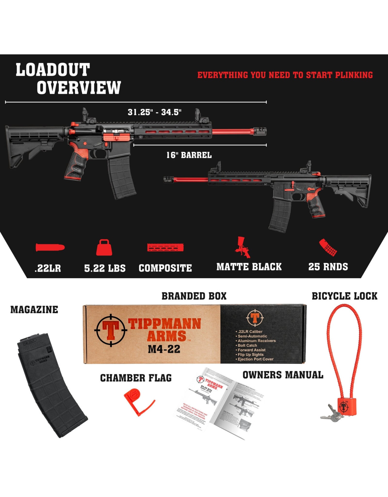 Tippmann Tippmann M4-22 Redline 22LR