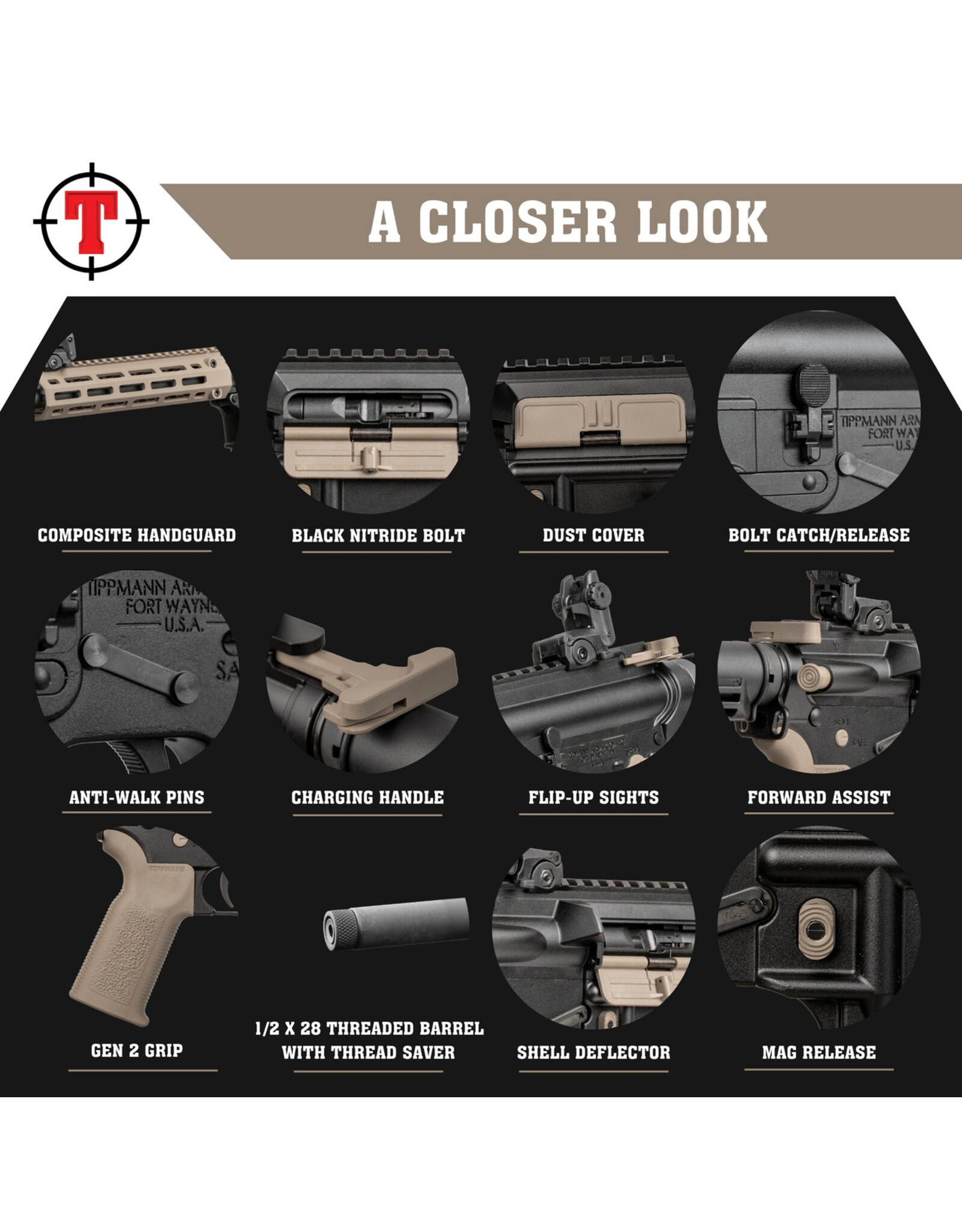 Tippmann Tippmann M4-22 LTE FDE 22LR A101224