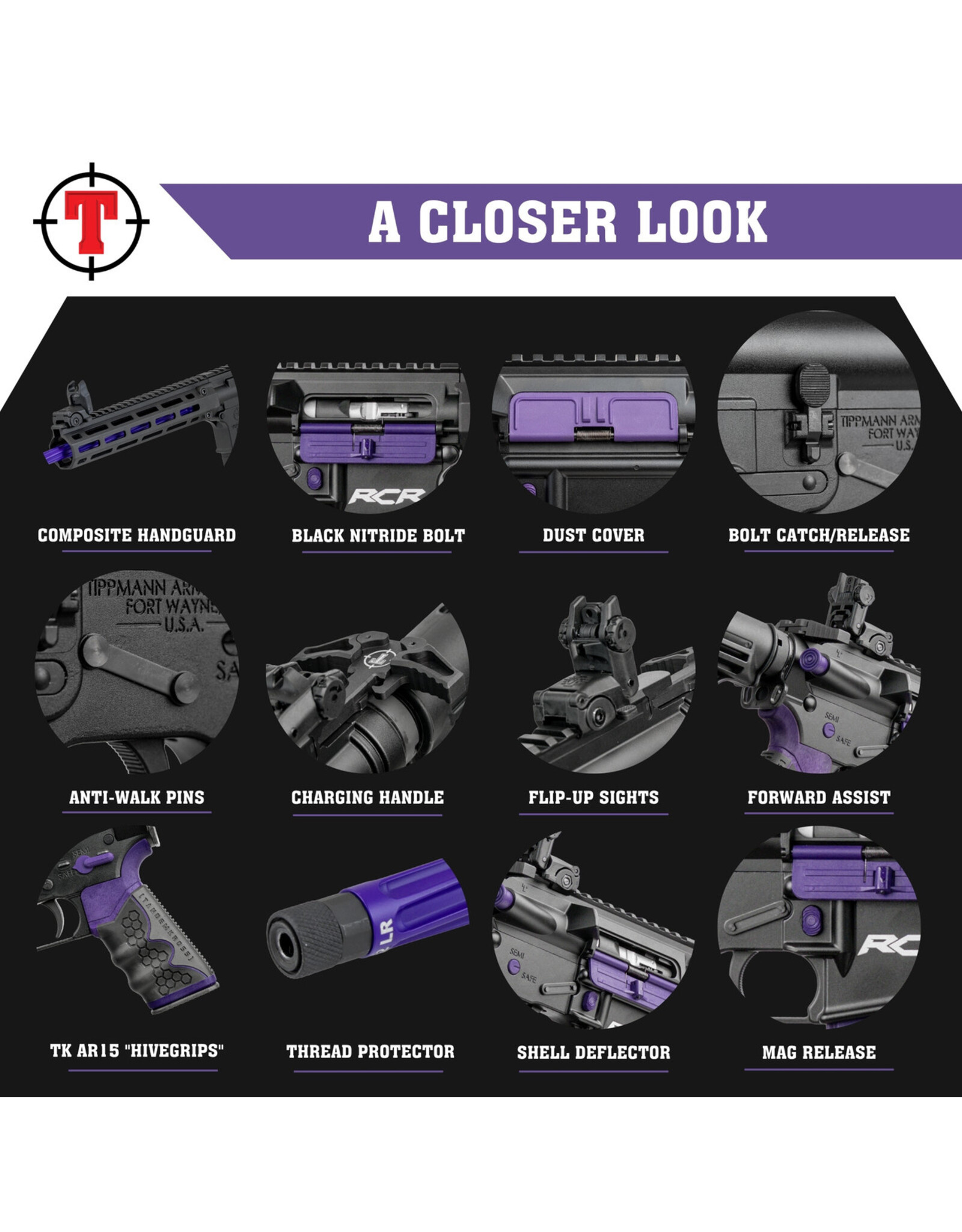 Tippmann Tippmann M4-22 RCR26 Purple A101379