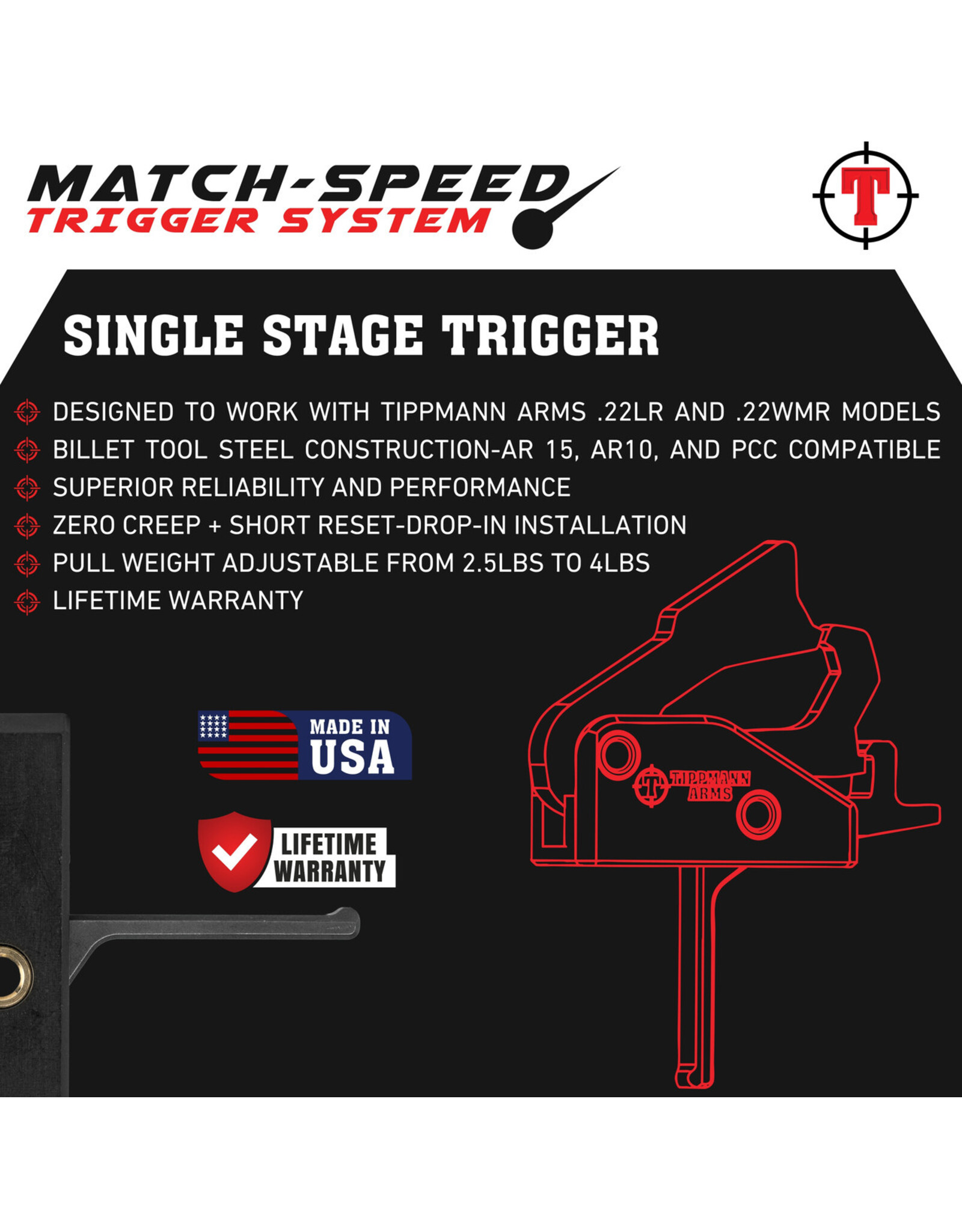 Tippmann Tippmann Match-Speed Straight Trigger A201360