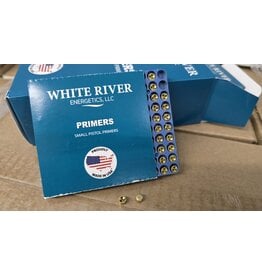 White River White River Small Pistol Primers Non-Plated 1000 Count