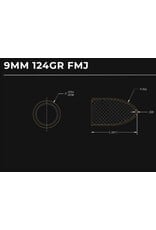 Rock Manufacturing Rock Manufacturing 9mm 124gr FMJ .355" 500 Count