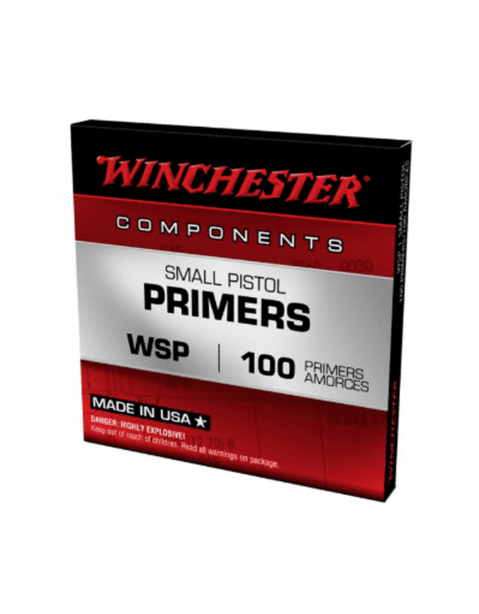 Winchester Winchester Ammo WSP Primers #1-1/2 - 108 Small Regular Handgun Primers 5000 Count