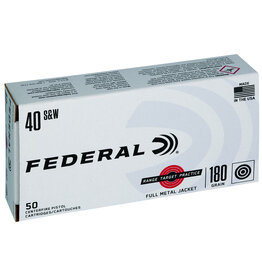 Federal Federal Range & Target 40 S&W 180 Grain 50 Rounds RTP40180
