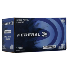 Federal Federal #100 Small Pistol Primers 1000 Count