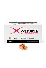 X-Treme Bullets X-Treme 9mm .355" 115gr Round Nose Bullets 500 Count