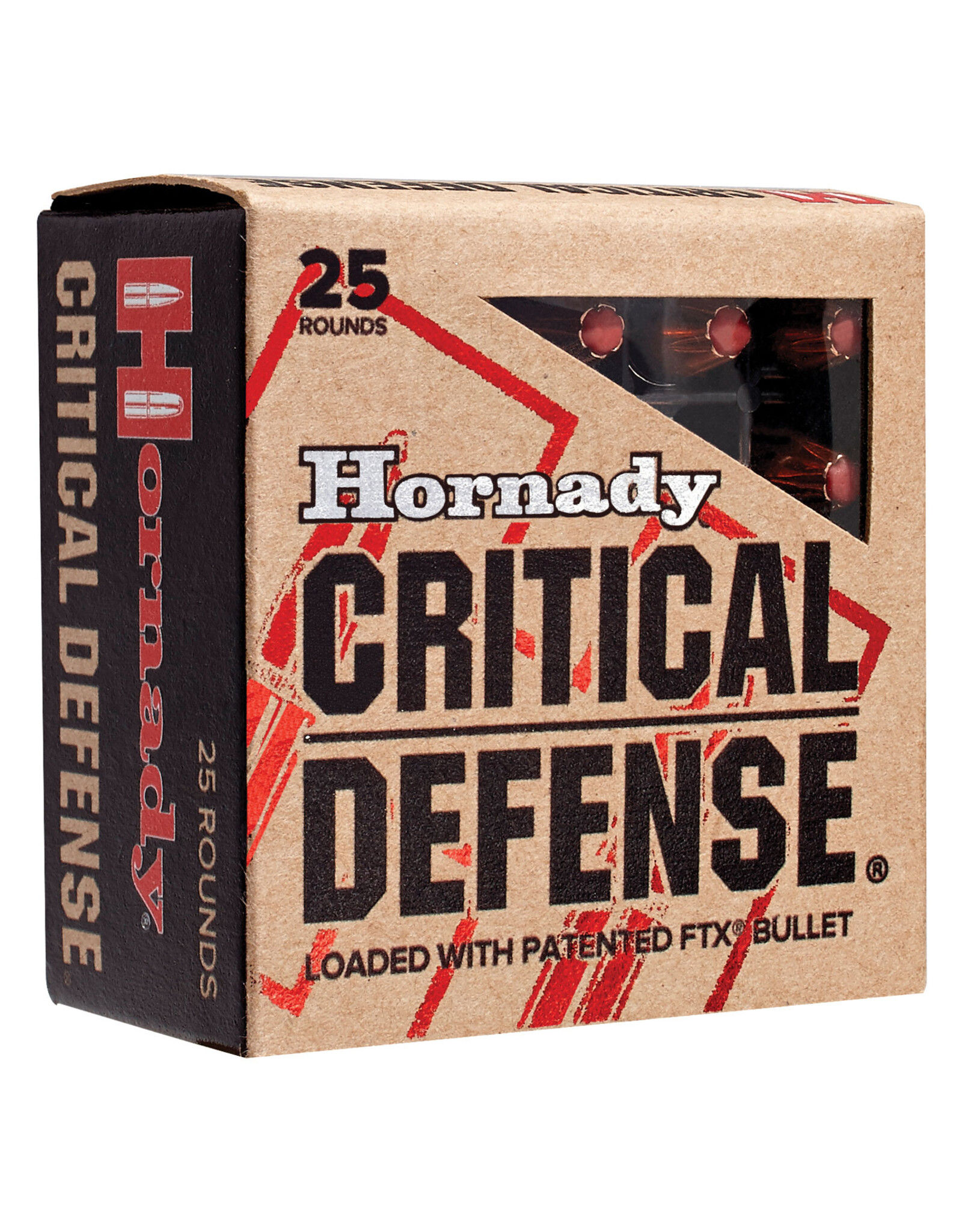 Hornady Hornady Critical Defense 380 Auto 90 Grain FTX 25 Rounds 90080