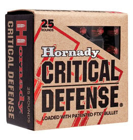 Hornady Hornady Critical Defense 380 Auto 90 Grain FTX 25 Rounds 90080