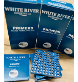 White River White River Small Pistol Primers Plated 1000 Count