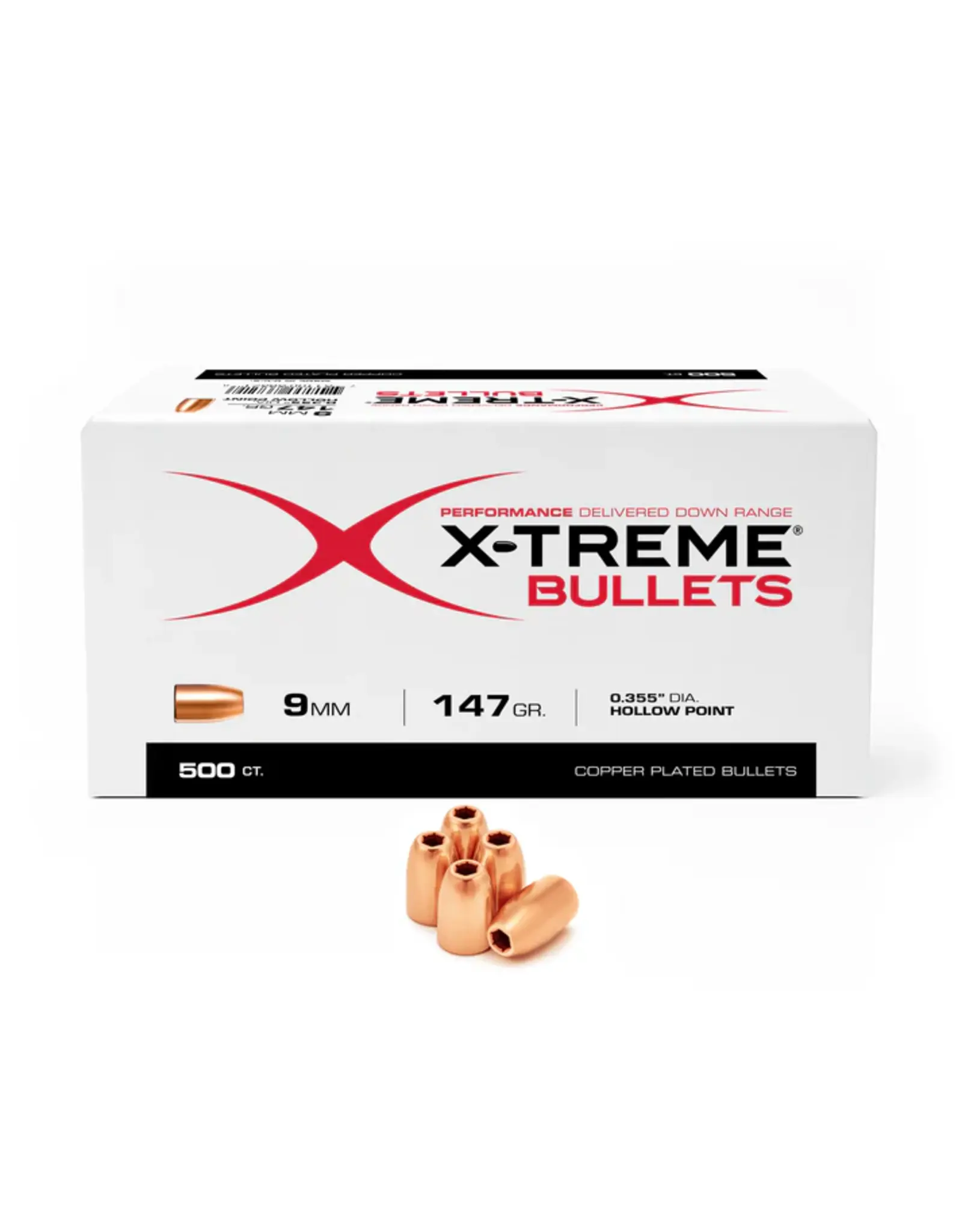 X-Treme Bullets X-Treme 9mm .355" 147gr HP Range Performance Bullets 500 Count