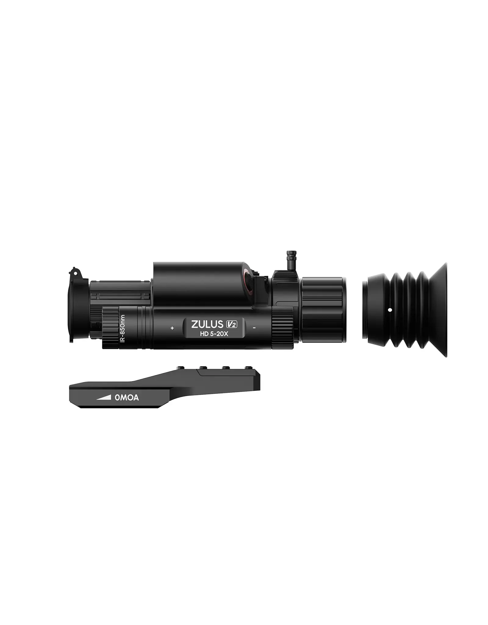 DNT DNT ZULUS HD V2 5-20X Digital Night Vision Scope W/ LRF & Ballistic Calculator ZHD520RV2