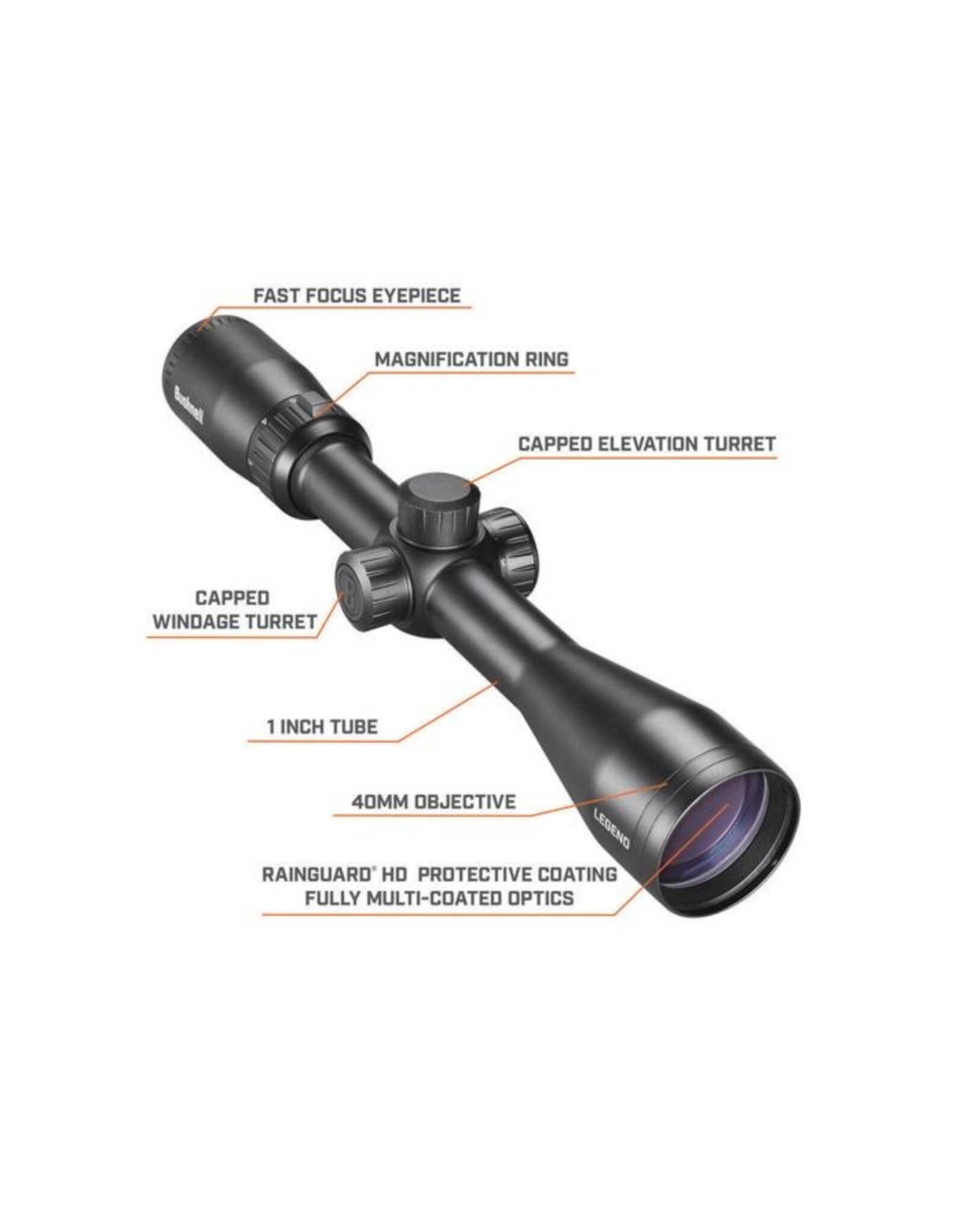 Bushnell  Legend 3-9X40 BLK Multi-x ILL  BL3940BS9