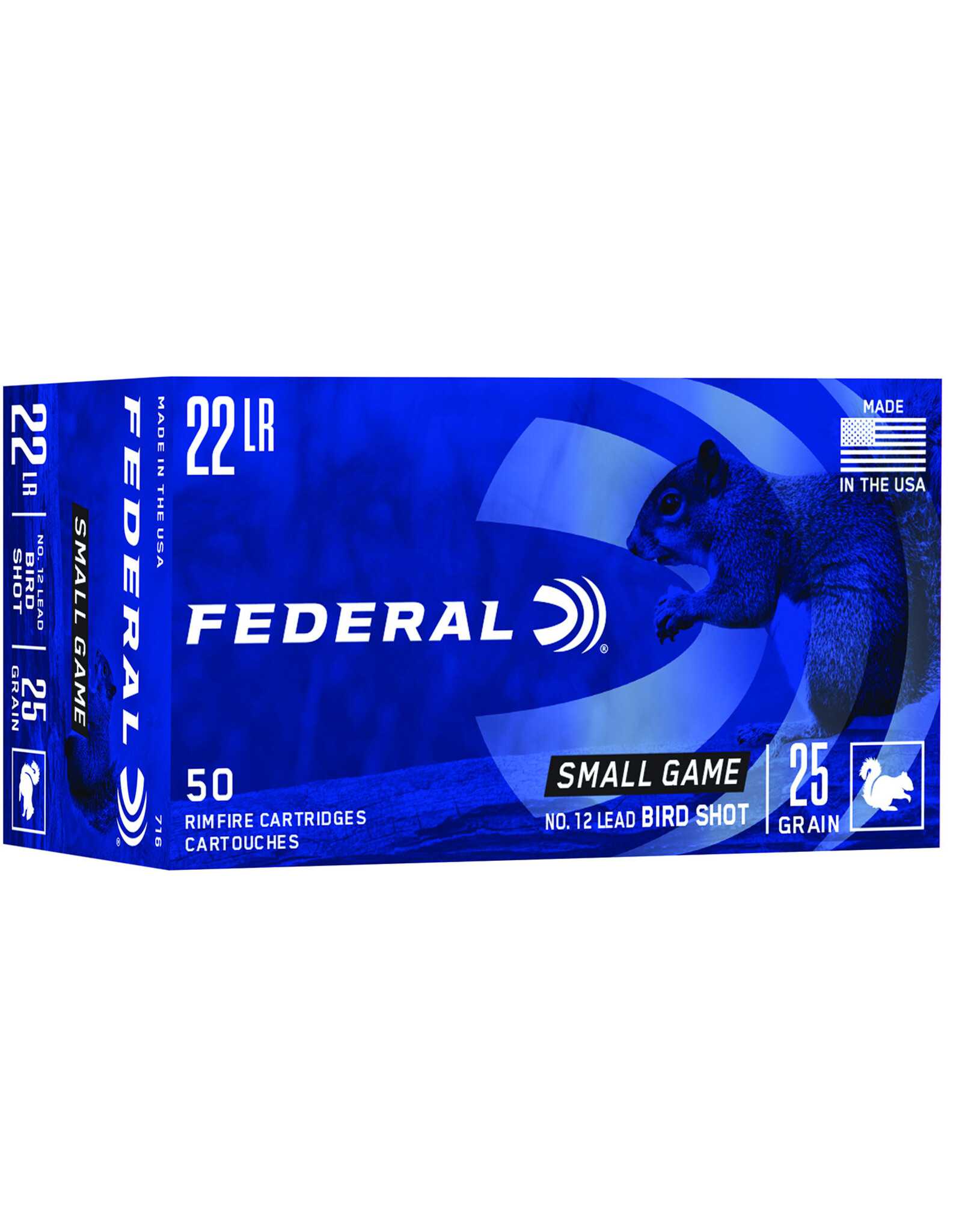 Federal Federal Small Game & Target 22LR 25gr #12 Lead Bird Shot 50 Rounds
