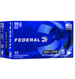 Federal Federal Small Game & Target 22LR 25gr #12 Lead Bird Shot 50 Rounds