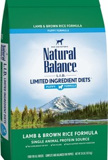 Natural Balance Natural Balance LID Lamb & Rice Puppy 24#