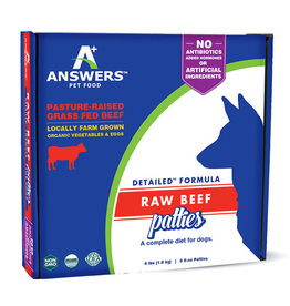Answers Pet Food Answers Raw Fermented Patties 4#