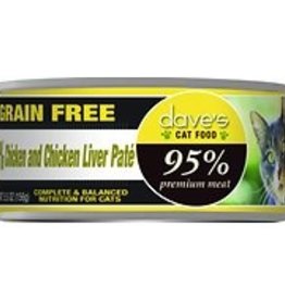 Daves Dave's Grain Free Cat 95% 5.5oz