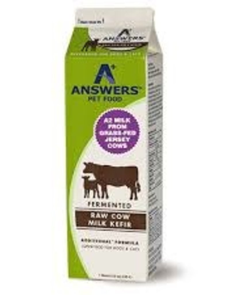 Answers Pet Food Answer's Raw Cow Milk Kefir 1 Quart