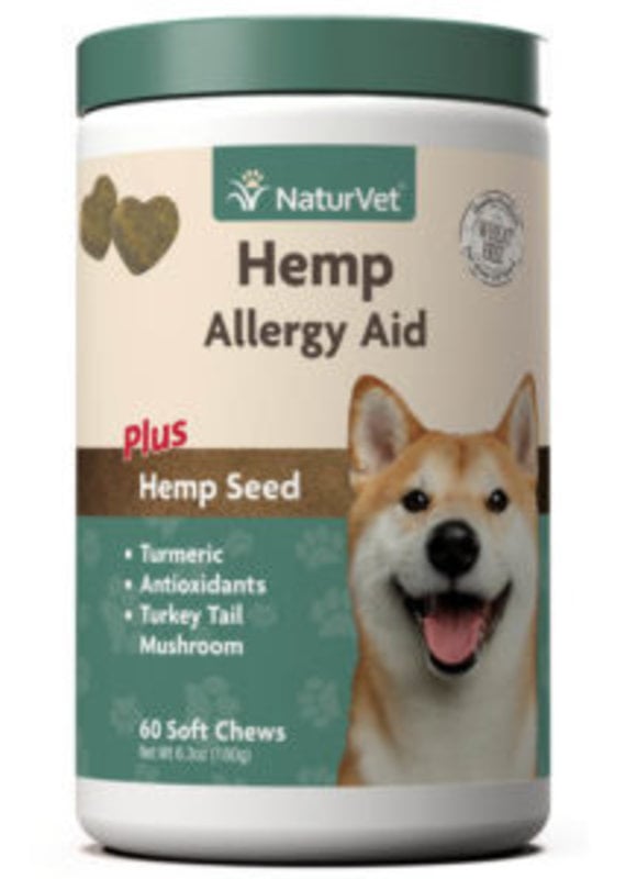 NaturVet NatureVet Hemp Allergy Soft Chew 60ct