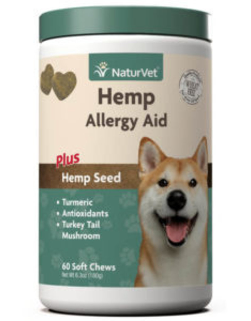 NaturVet NatureVet Hemp Allergy Soft Chew 60ct