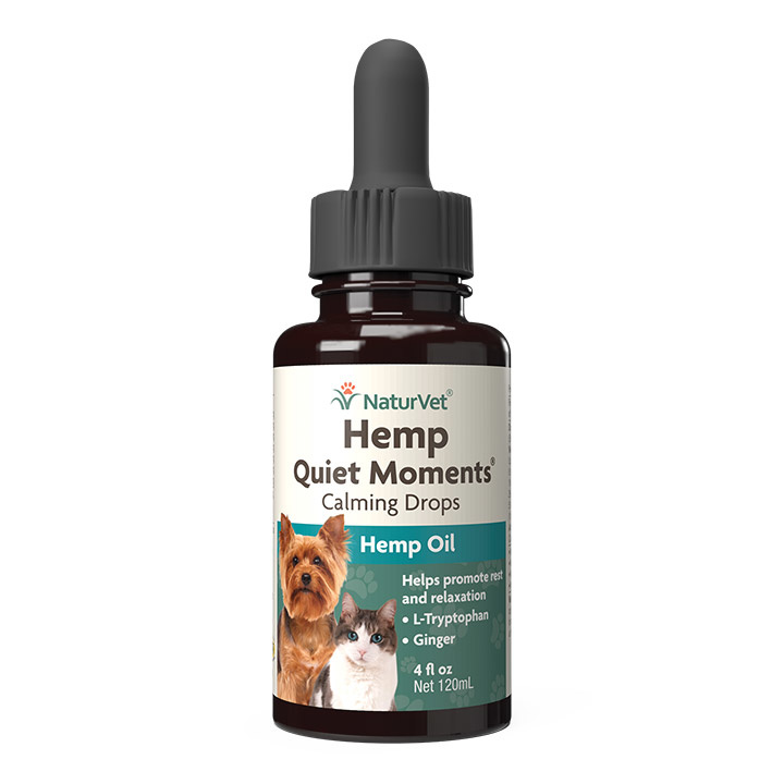NaturVet Hemp Quiet Moments Calming Drops