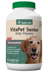 NaturVet NaturVet Vita Pet Senior 60 Tabs + Glucosamine