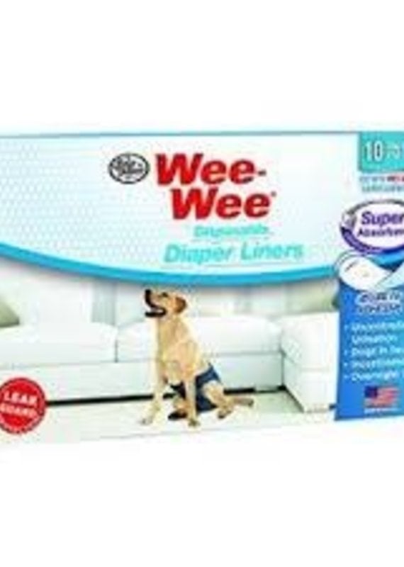 Four Paws Four Paws Wee-Wee Disposable Diaper Garment Liner