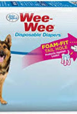 Four Paws Four Paws Wee-Wee Disposable Diapers 12 pk