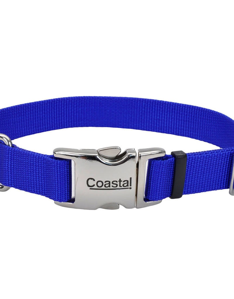Coastal Coastal 5/8" Metal Buckle Collar 10-14"