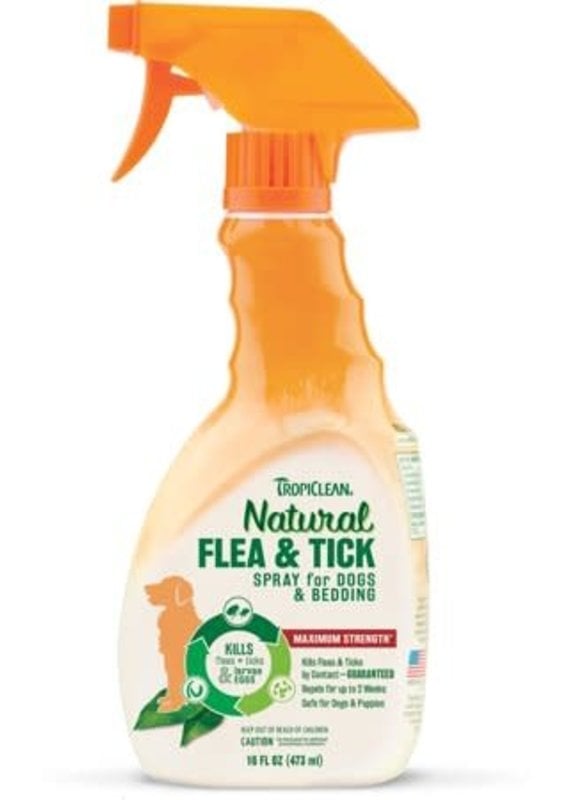 Tropiclean Tropiclean Flea and Tick Spray for Pets 16oz