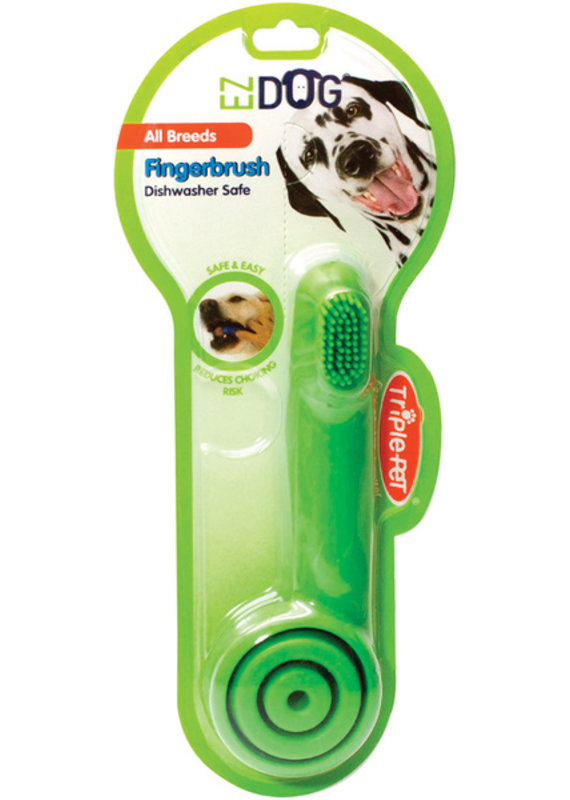 Triple Pet EZ Dog Finger Toothbrush 1pk
