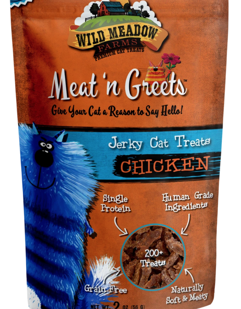 Wild Meadow Farms Wild Meadow Farms Cat Meat N' Greets Jerky 2oz