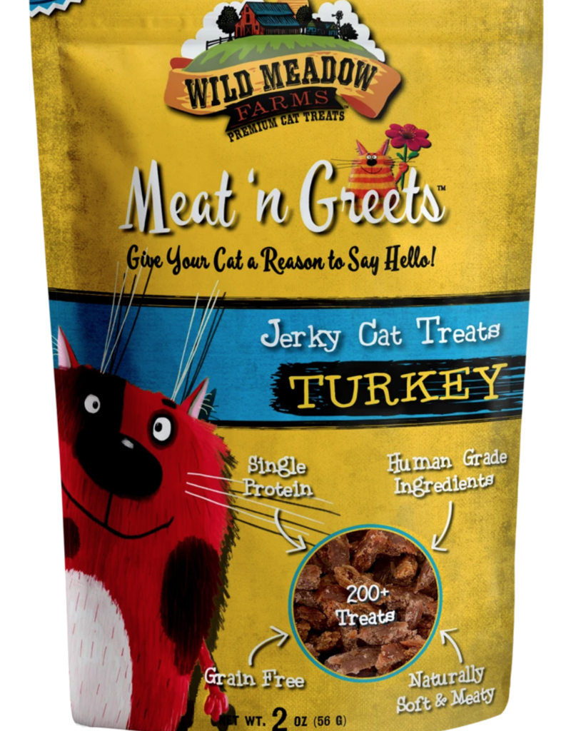 Wild Meadow Farms Wild Meadow Farms Cat Meat N' Greets Jerky 2oz