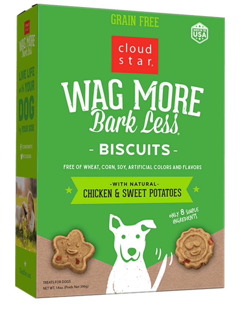 Cloud Star Cloud Star Wag More Bark Less GF Biscuits 14oz-16oz