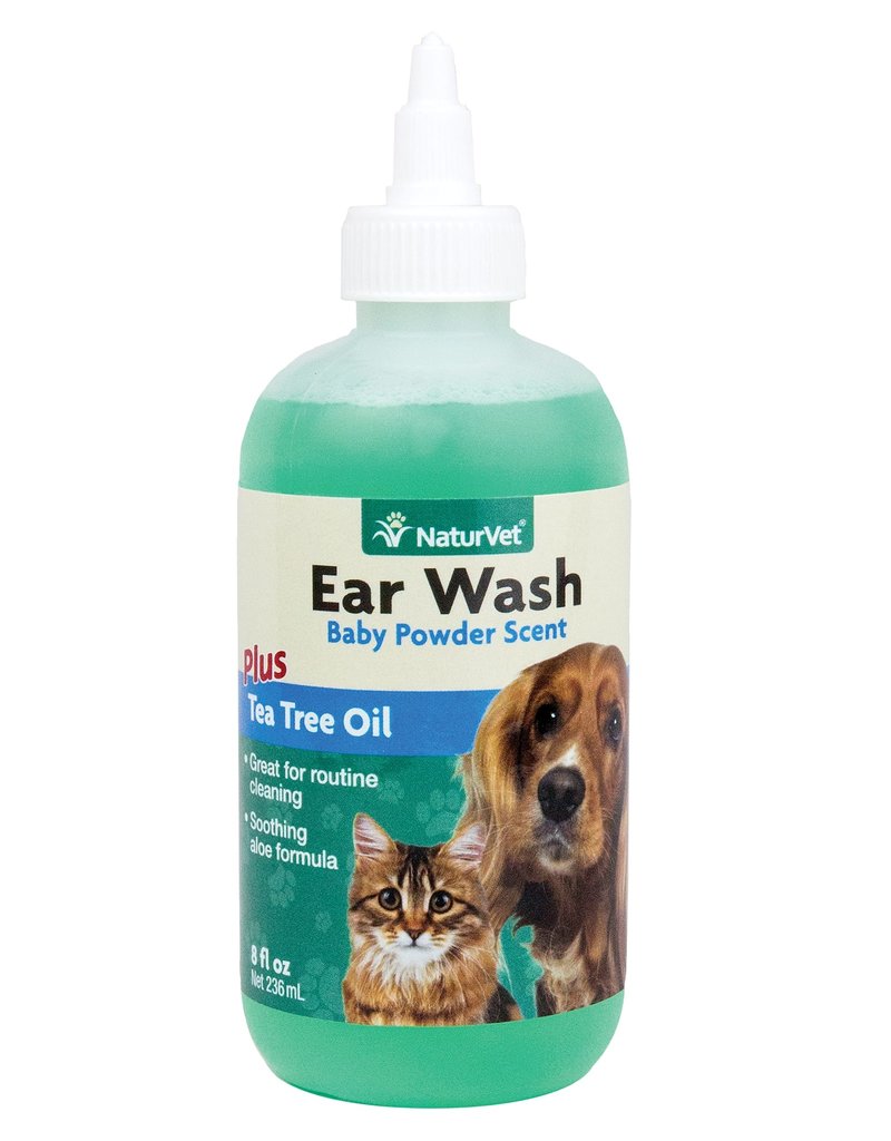 NaturVet NaturVet Ear Wash w/Tea Tree Oil 8oz