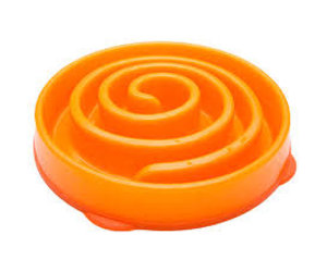 Outward Hound Fun Feeder Slo-Bowl - Orange