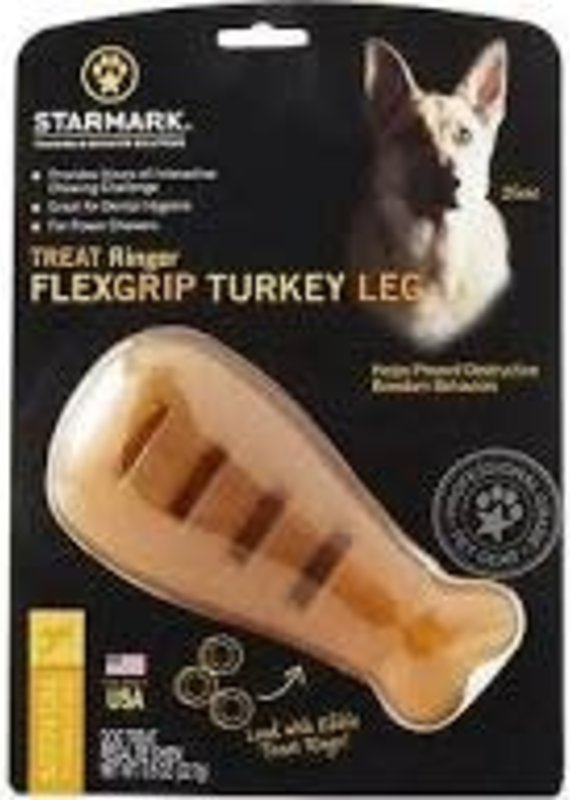 StarMark StarMark Treat Ringer Flex Grip Turkey Leg